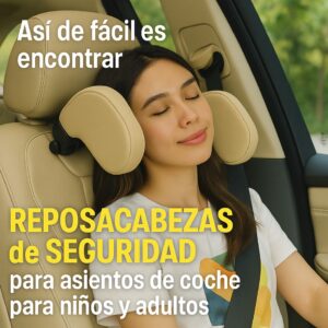 Reposacabezas coche para niños y adultos