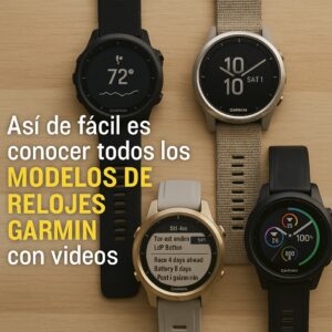 todos los relojes Garmin