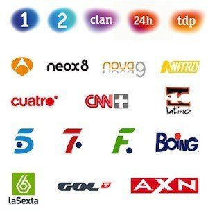 Así de fácil es VER TV Online y escuchar la radio EN DIRECTO con tu móvil o Pc logos TV españa
