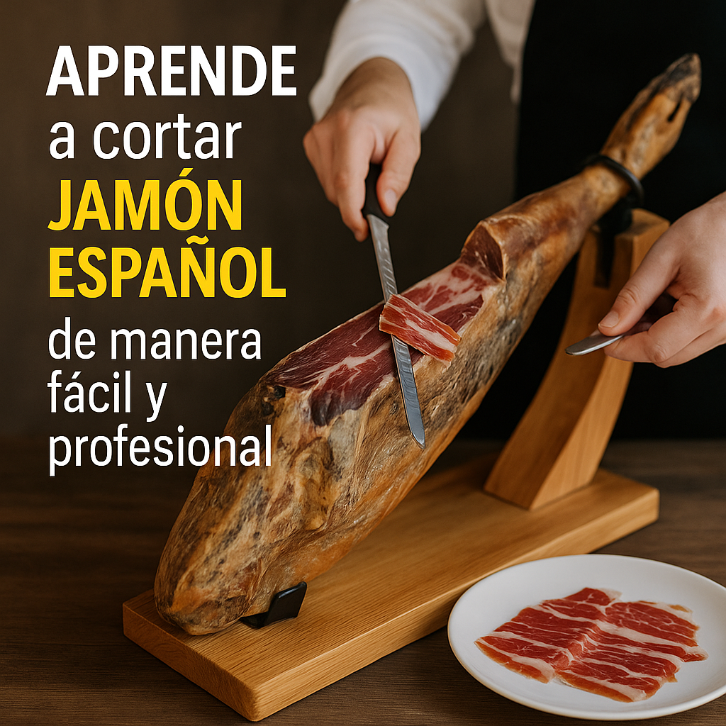 como cortar jamón