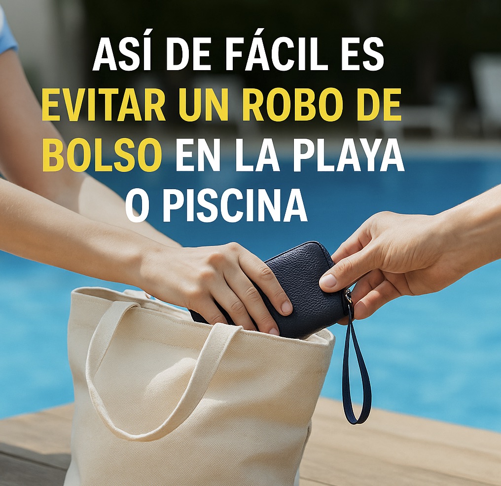 evitar robo playa o piscina