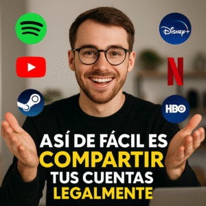 Compartir una Cuenta de Spotify Netflix Youtube