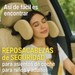 Reposacabezas coche para niños y adultos