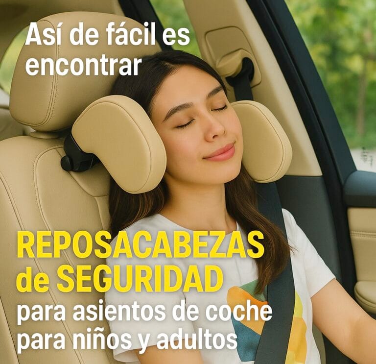 Reposacabezas coche para niños y adultos