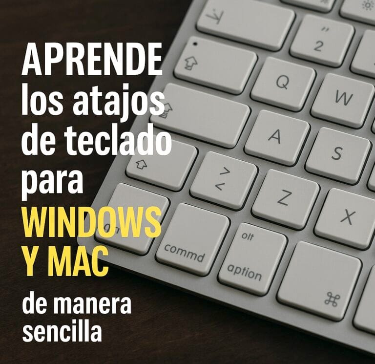 As&iacute; de f&aacute;cil es aprender los atajos de teclado para Windows y Mac