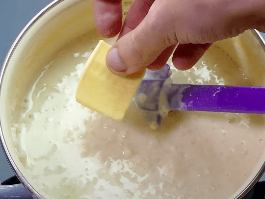 añadir mantequilla