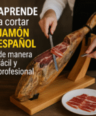 como cortar jamón