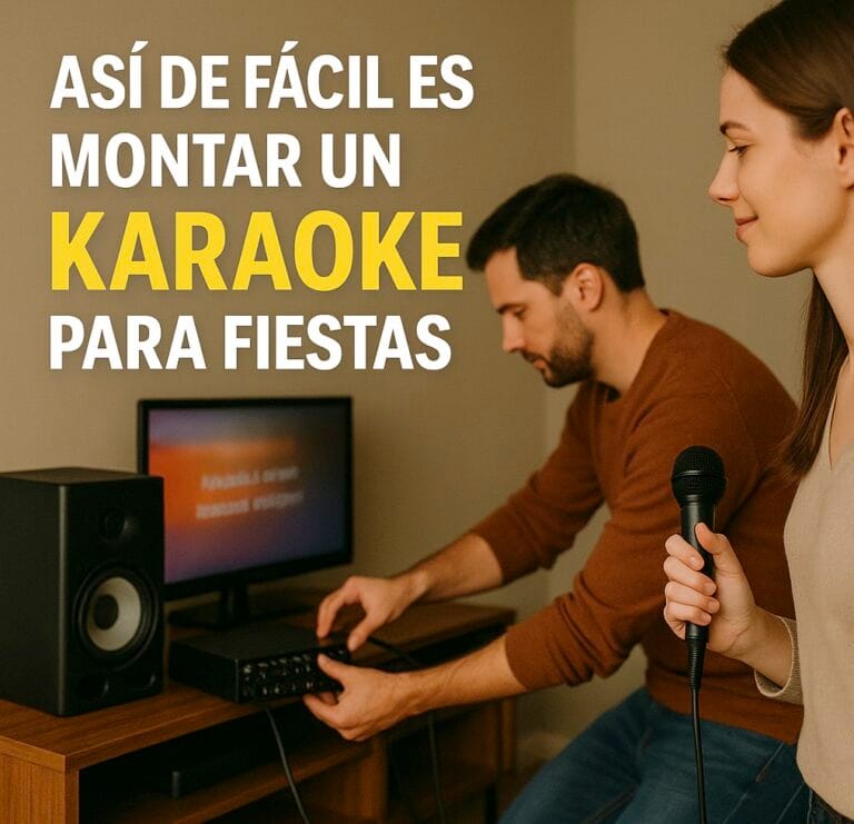 montar un karaoke