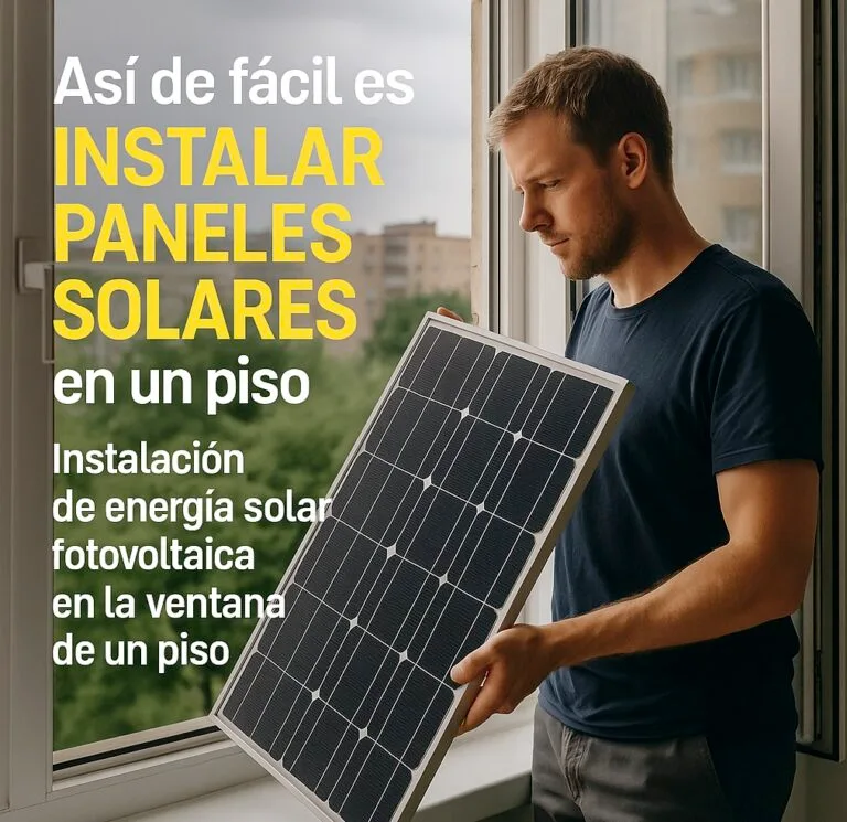 instalar paneles solares piso