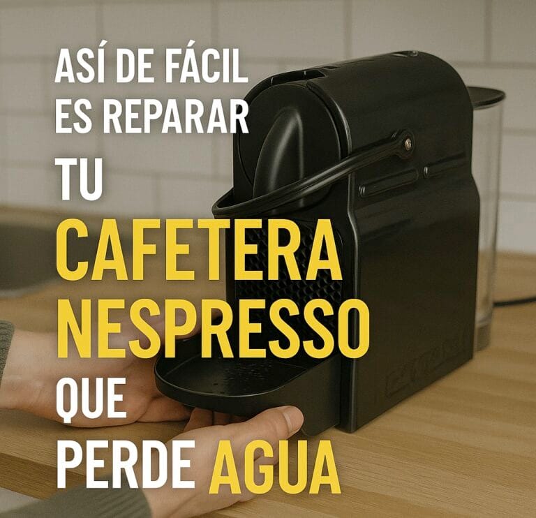 cafetera nespresso que pierde agua