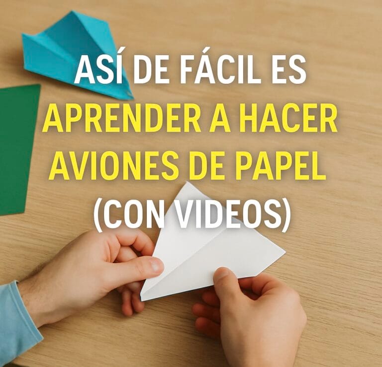como hacer aviones de papel