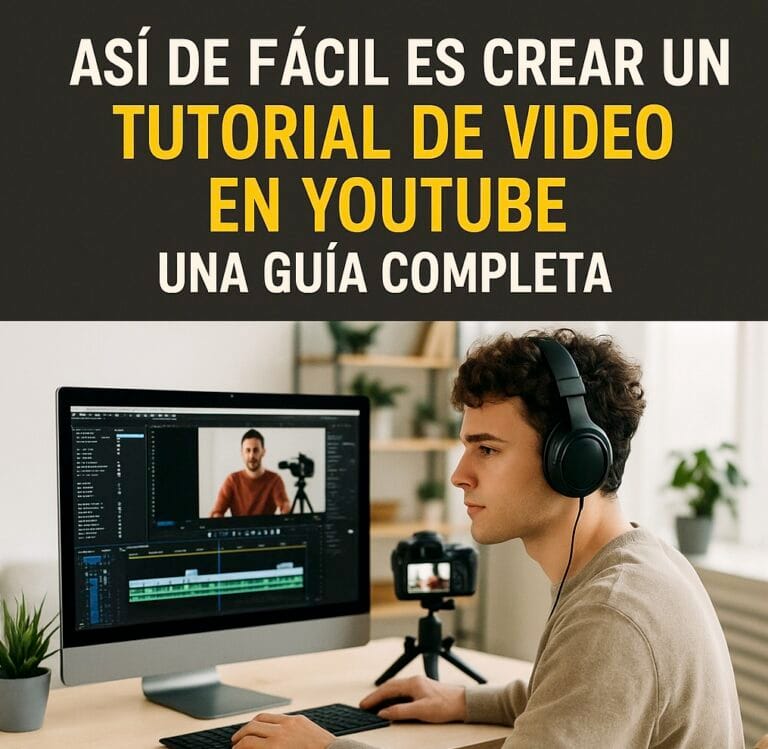As&iacute; de f&aacute;cil es crear un Tutorial de video en Youtube: Una gu&iacute;a completa