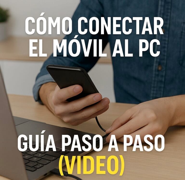 C&oacute;mo conectar el m&oacute;vil al PC: Gu&iacute;a paso a paso (video)