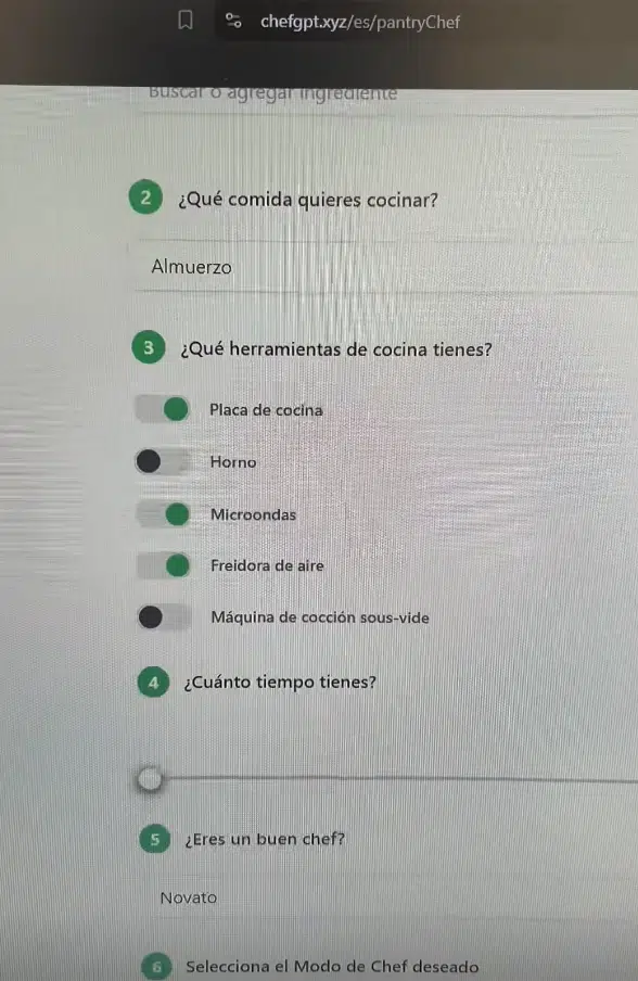 qué puedo hacer de comer ahora