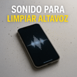 sonido para limpiar altavoz