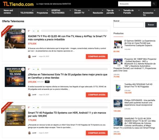 oferta en televisores tltienda.com