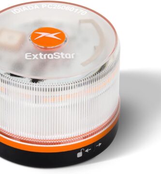 EXTRASTAR Luz de Emergencia V16 Homologada DGT con Geolocalización 3.0 - Aviso Ubicación Coches, Plan de Datos Incluido - Base Imantada IP54