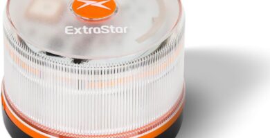 EXTRASTAR Luz de Emergencia V16 Homologada DGT con Geolocalizaci&oacute;n 3.0 - Aviso Ubicaci&oacute;n Coches, Plan de Datos Incluido - Base Imantada IP54