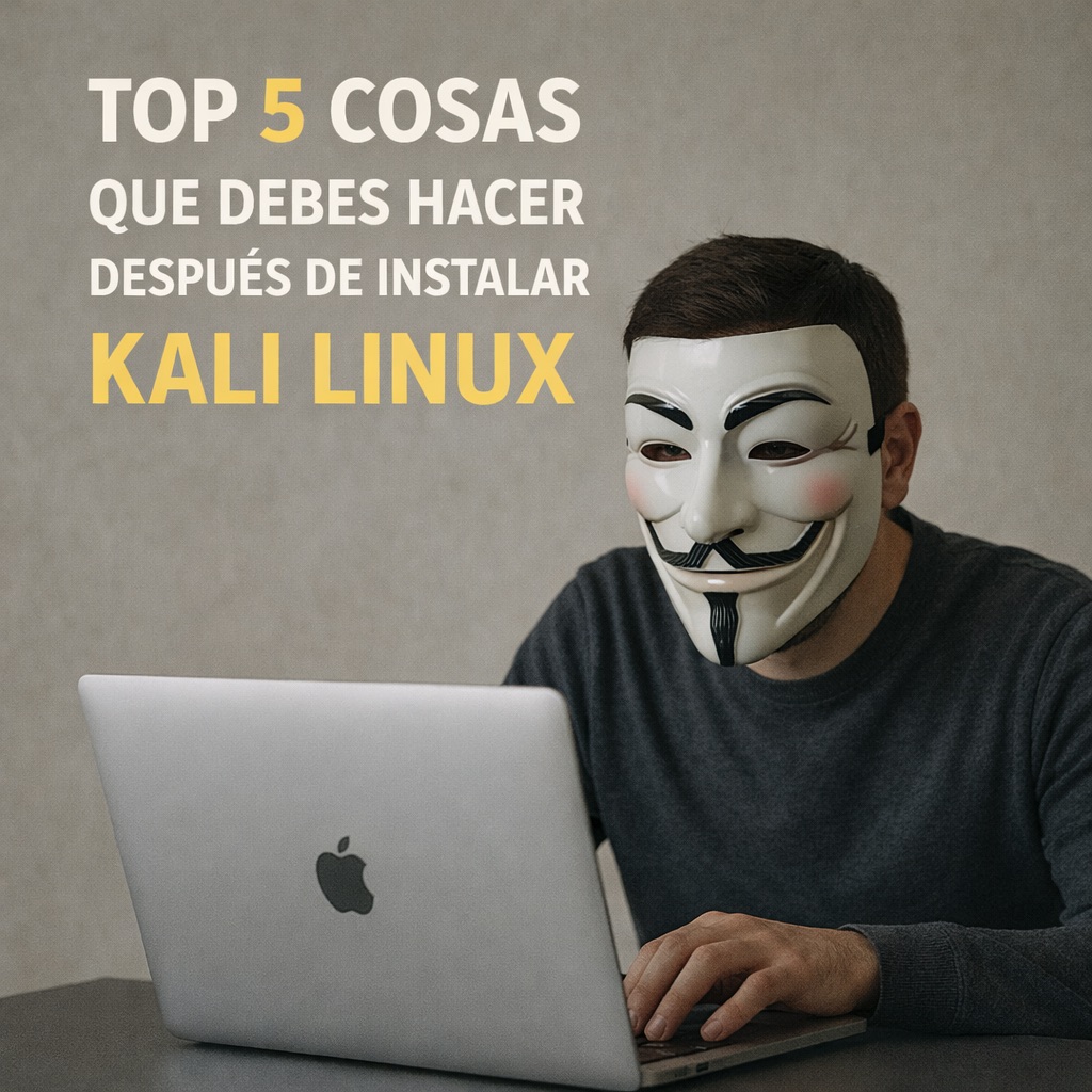 Top 5 cosas que debes hacer después de instalar Kali Linux 2025 (guía completa)