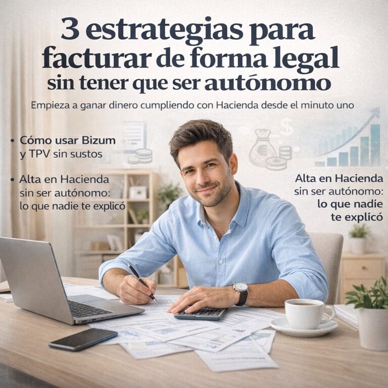 3 estrategias para facturar de forma legal sin tener que ser autónomo