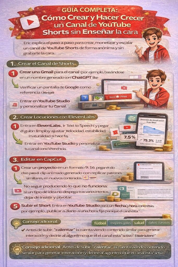 C&oacute;mo crear y hacer crecer un canal de YouTube Shorts