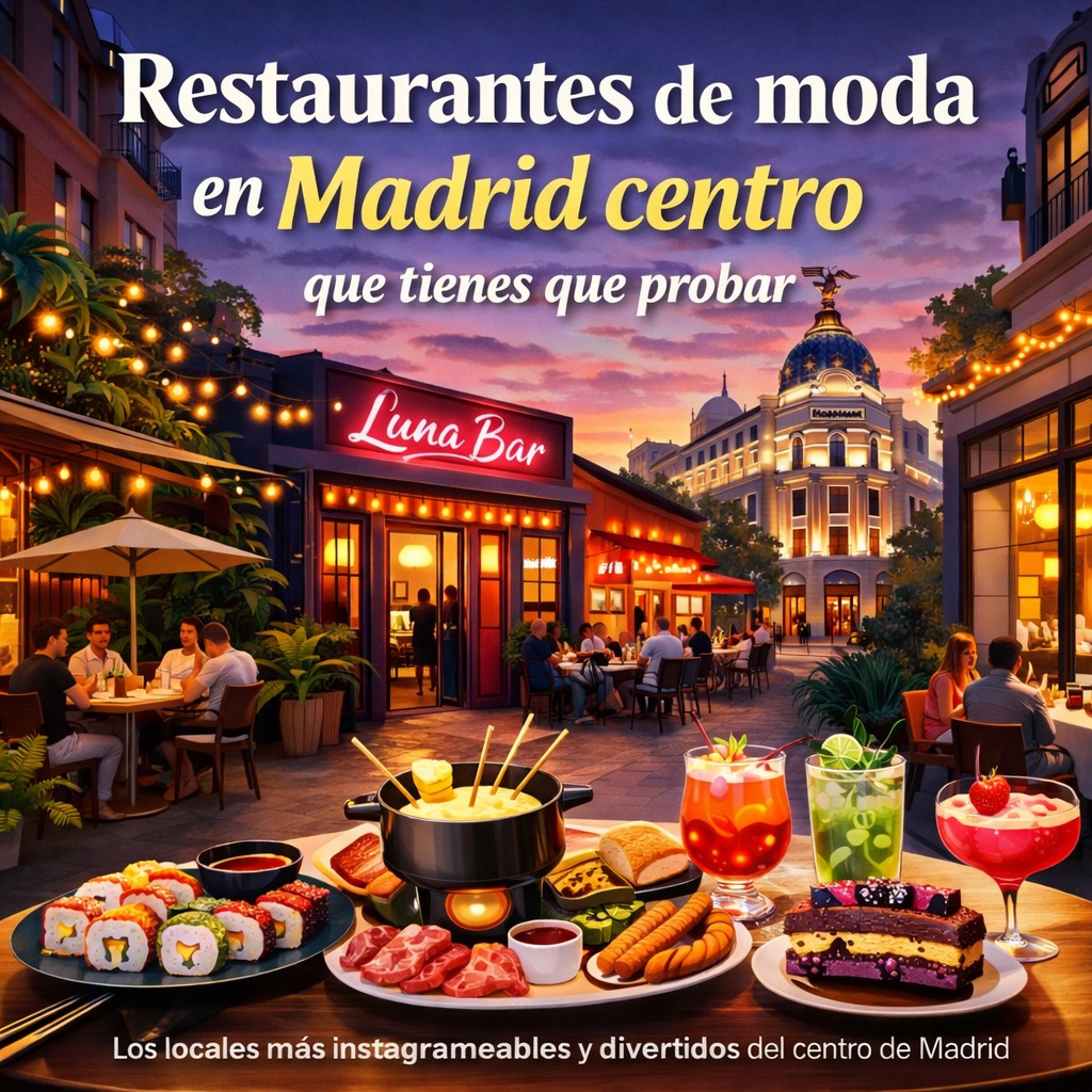 Restaurantes de moda en Madrid centro