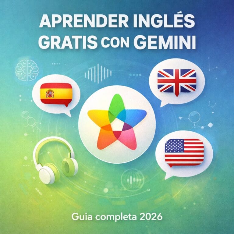 Aprender ingl&eacute;s gratis con Gemini: la forma m&aacute;s f&aacute;cil de practicar conversaci&oacute;n real cada d&iacute;a