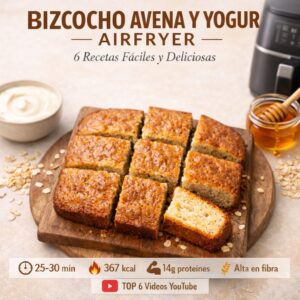 bizcocho de avena y yogur