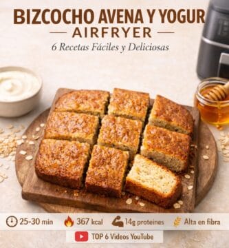 bizcocho de avena y yogur