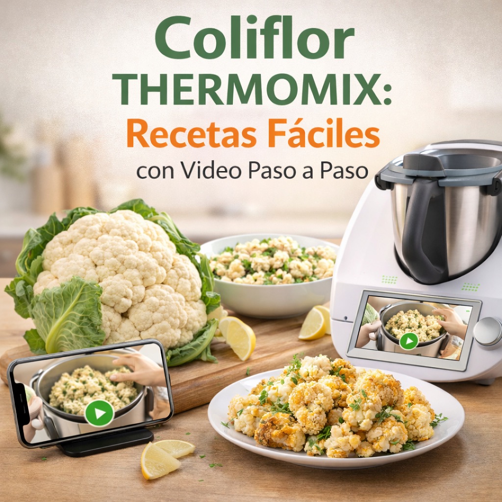 Coliflor Thermomix: Recetas Fáciles con Vídeo Paso a Paso