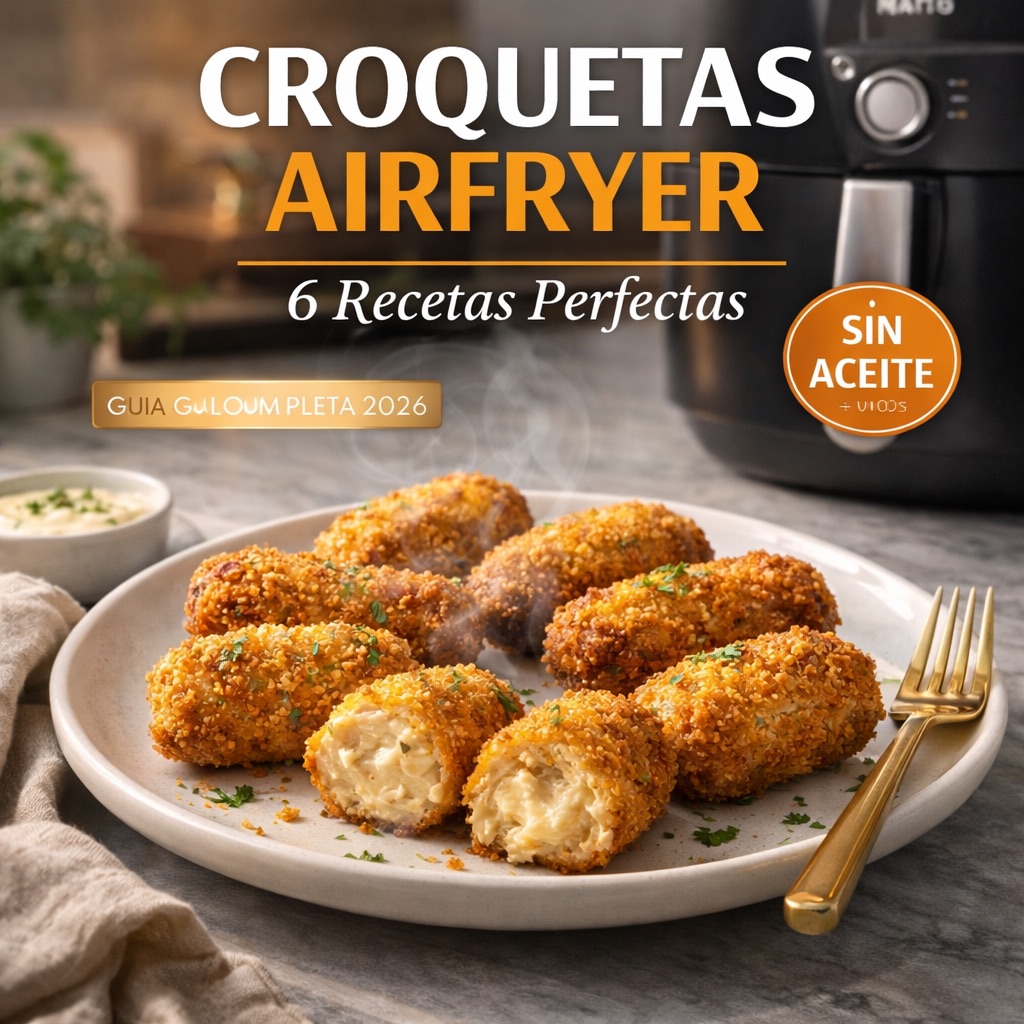 Croquetas Airfryer: Las 6 Mejores Recetas para Hacerlas Perfectas
