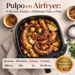 pulpo en airfryer