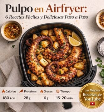 pulpo en airfryer