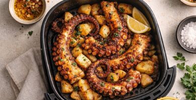 pulpo en airfryer