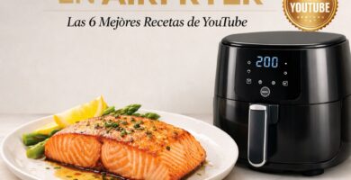 salmón en airfryer
