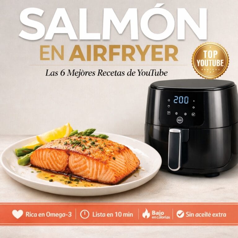 salmón en airfryer