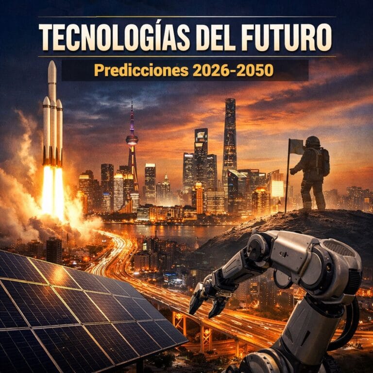 Tecnolog&iacute;as del futuro: predicciones y avances 2026-2050