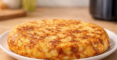 tortilla de patatas en airfryer