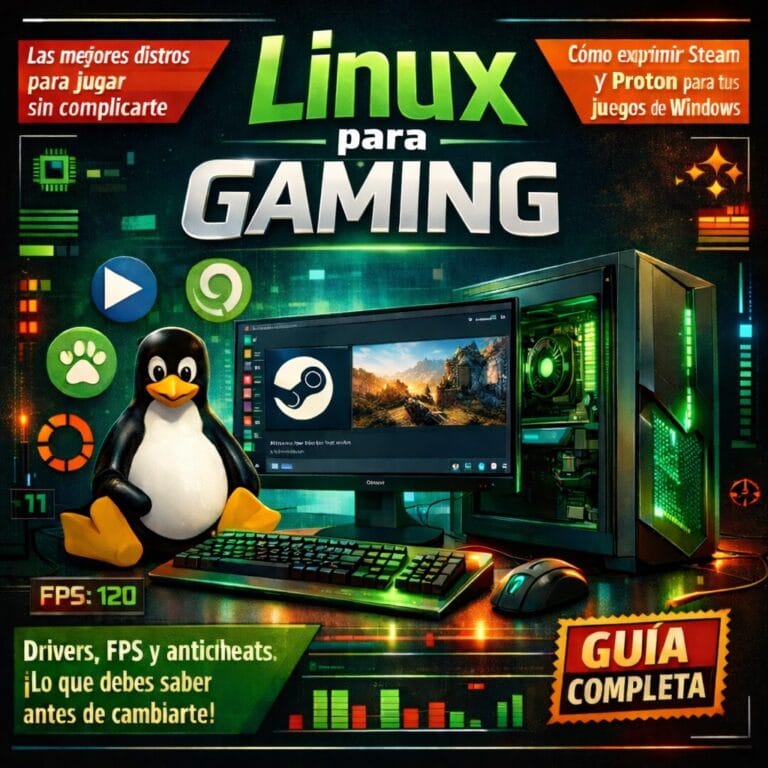 Linux para gaming: gu&iacute;a completa para jugar en Linux