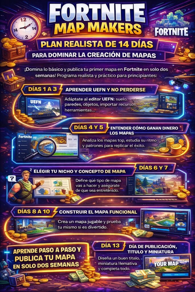 mapa fornite ganar dinero