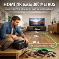 hdmi larga distancia 4k