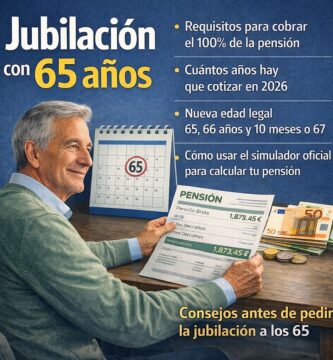 jubilación con 65 años