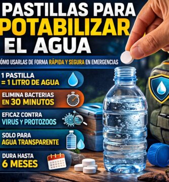 pastillas para potabilizar el agua