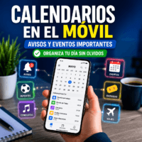Calendarios en el móvil gratis para recibir avisos de eventos importantes, recordatorios y fechas señaladas