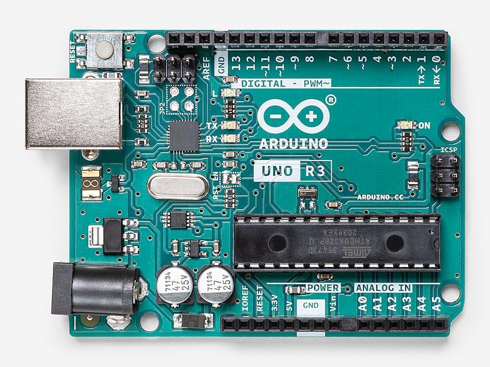 Placa Arduino Uno Rev3 original con microcontrolador ATmega328P