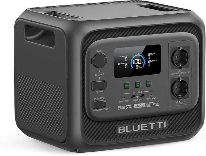 BLUETTI Elite 300 estación de energía portátil solar