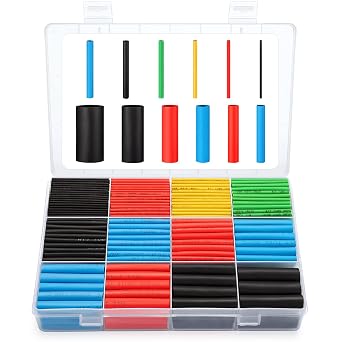 Surtido de tubo termorretráctil Eventronic de varios colores y tamaños