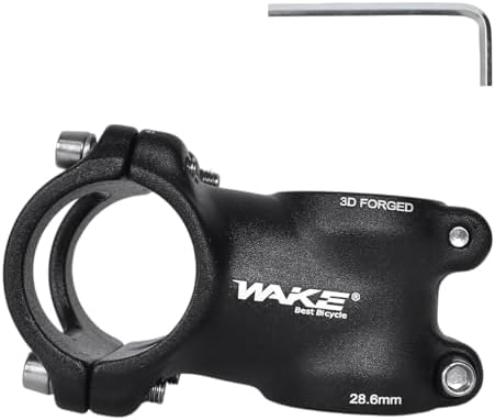 Vástago o potencia de bicicleta de aluminio ajustable de 0 a 7 grados, 31,8 mm
