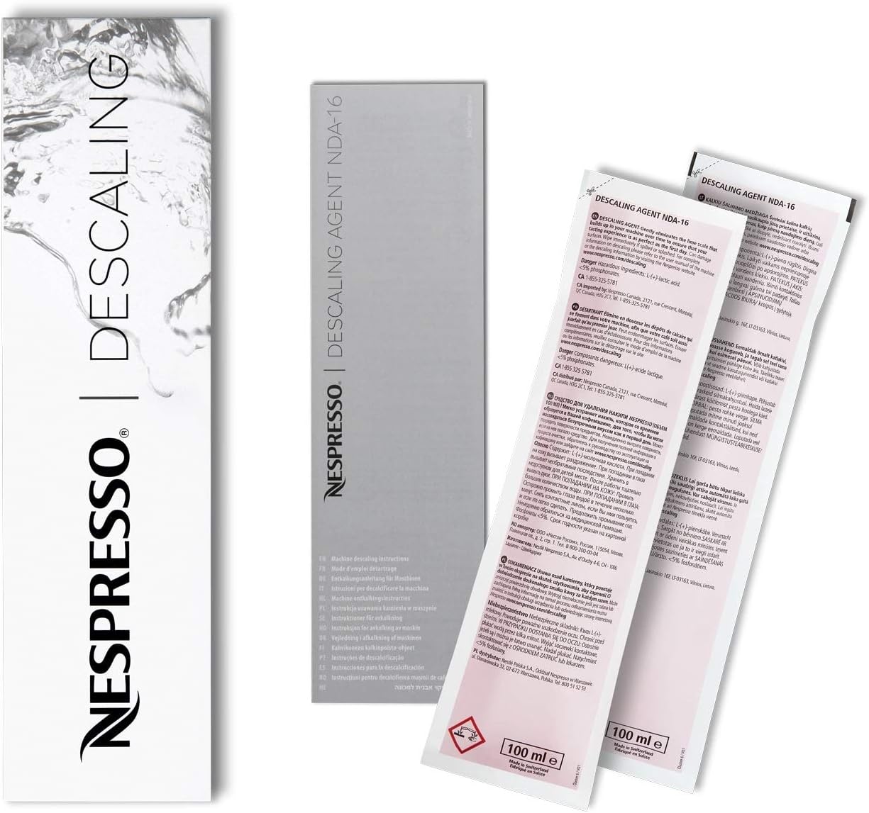 Kit de descalcificación Nespresso para solucionar la cafetera que echa poco café