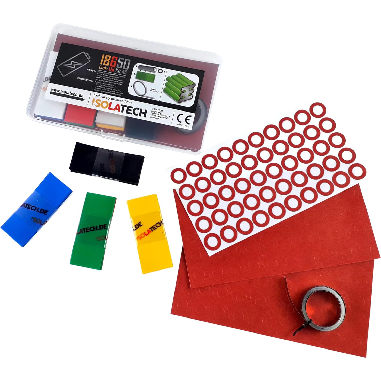 Tubo termorretr&aacute;ctil de PVC negro para packs de bater&iacute;as